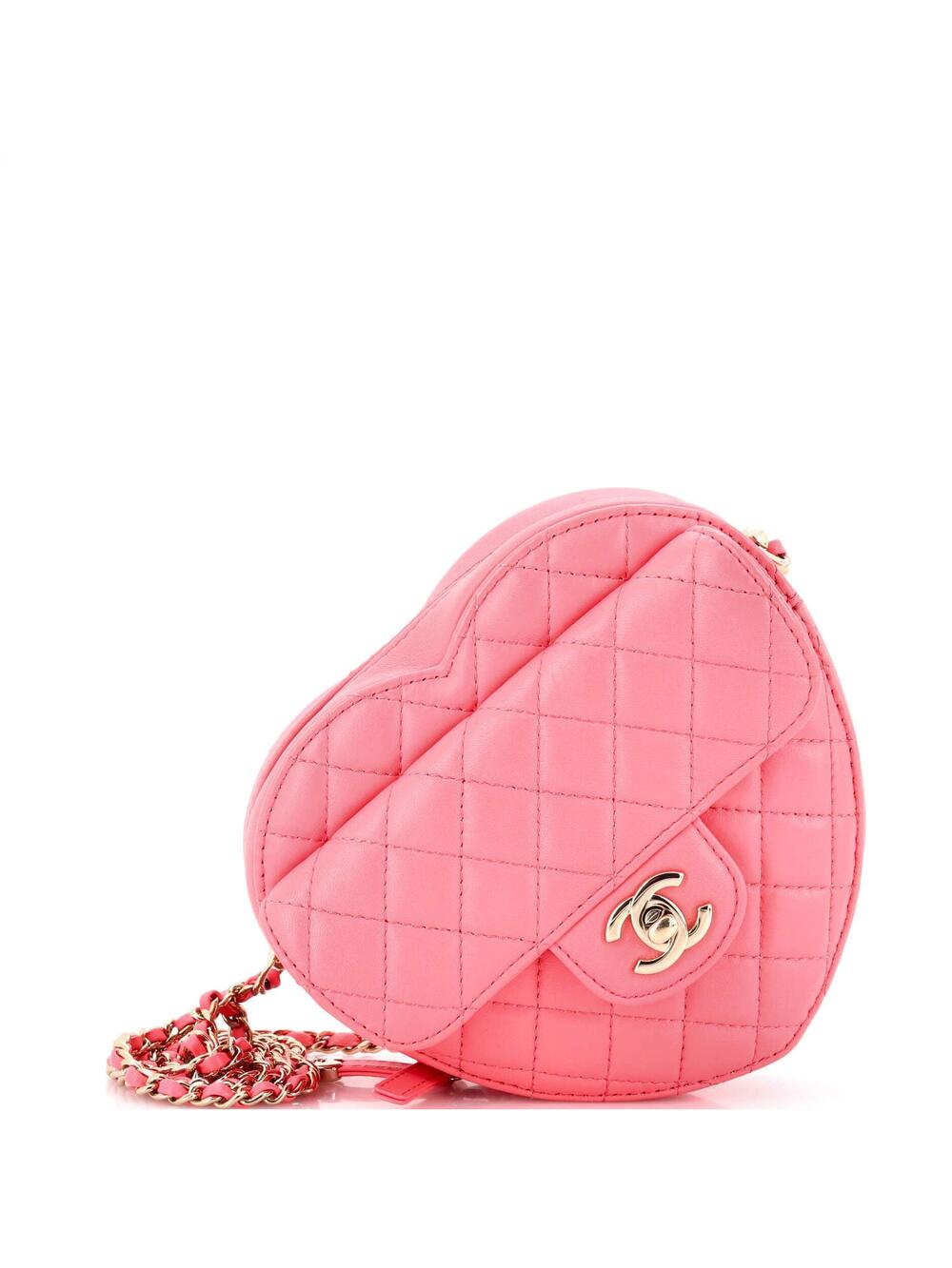Chanel Cc In Love Heart Bag Quilted #338078C42B